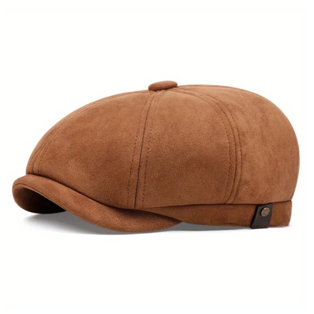 Redford Suede Newsboy Cap
