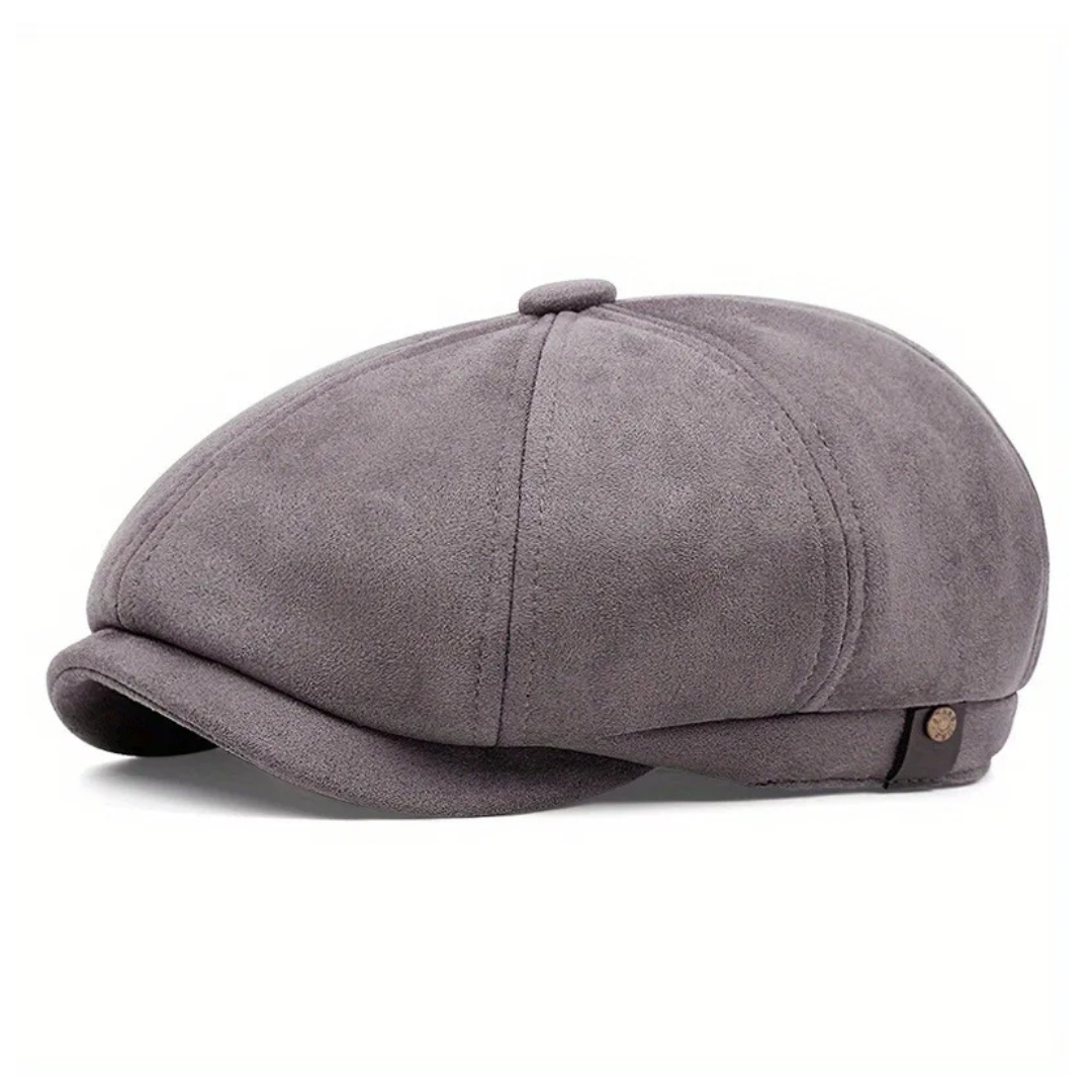 Redford Suede Newsboy Cap