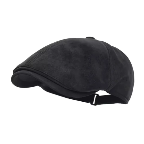 Brampton Warm Leather Flat Cap