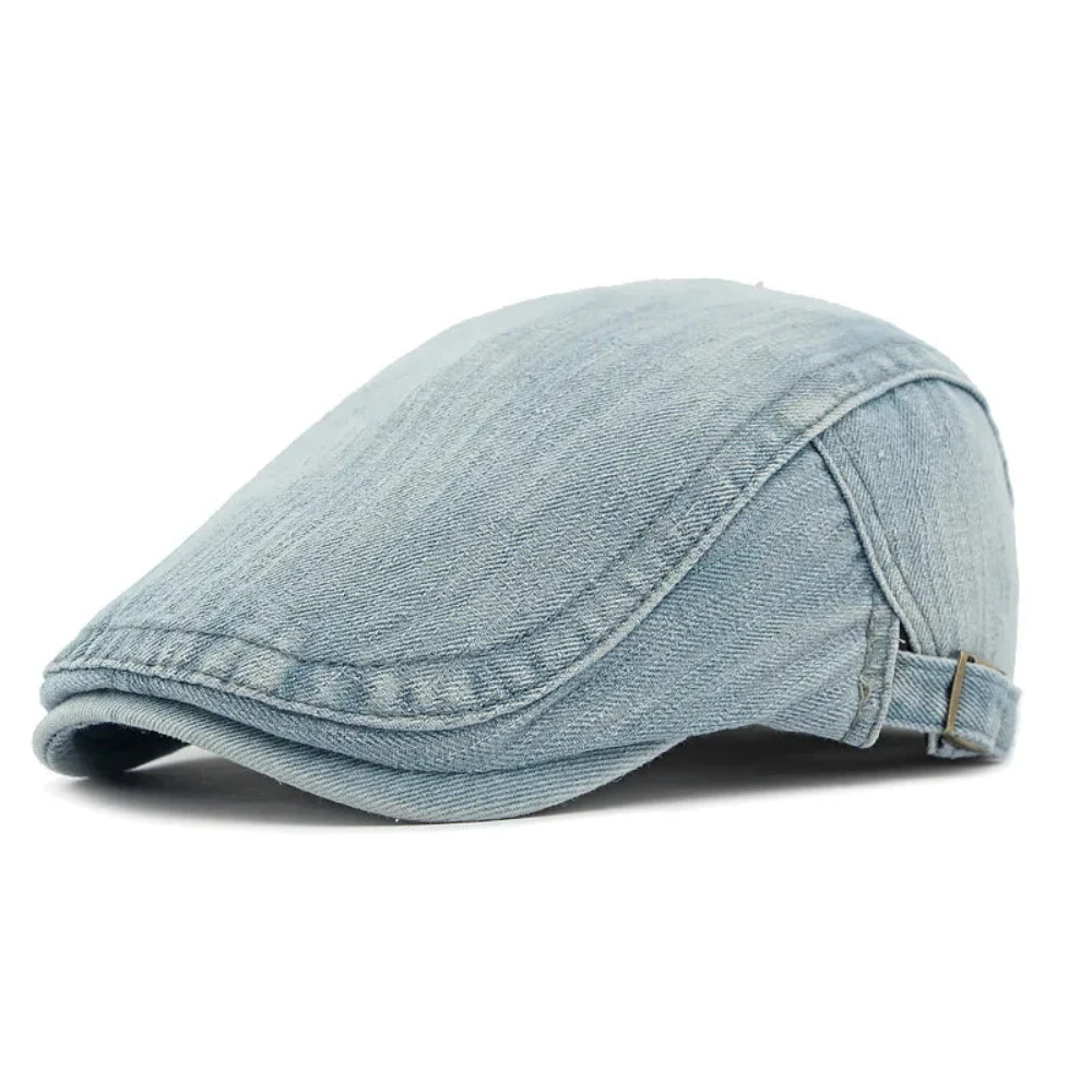 Brixton Retro Denim Flat Cap