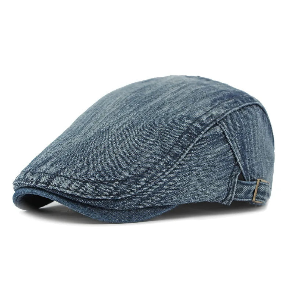 Brixton Retro Denim Flat Cap