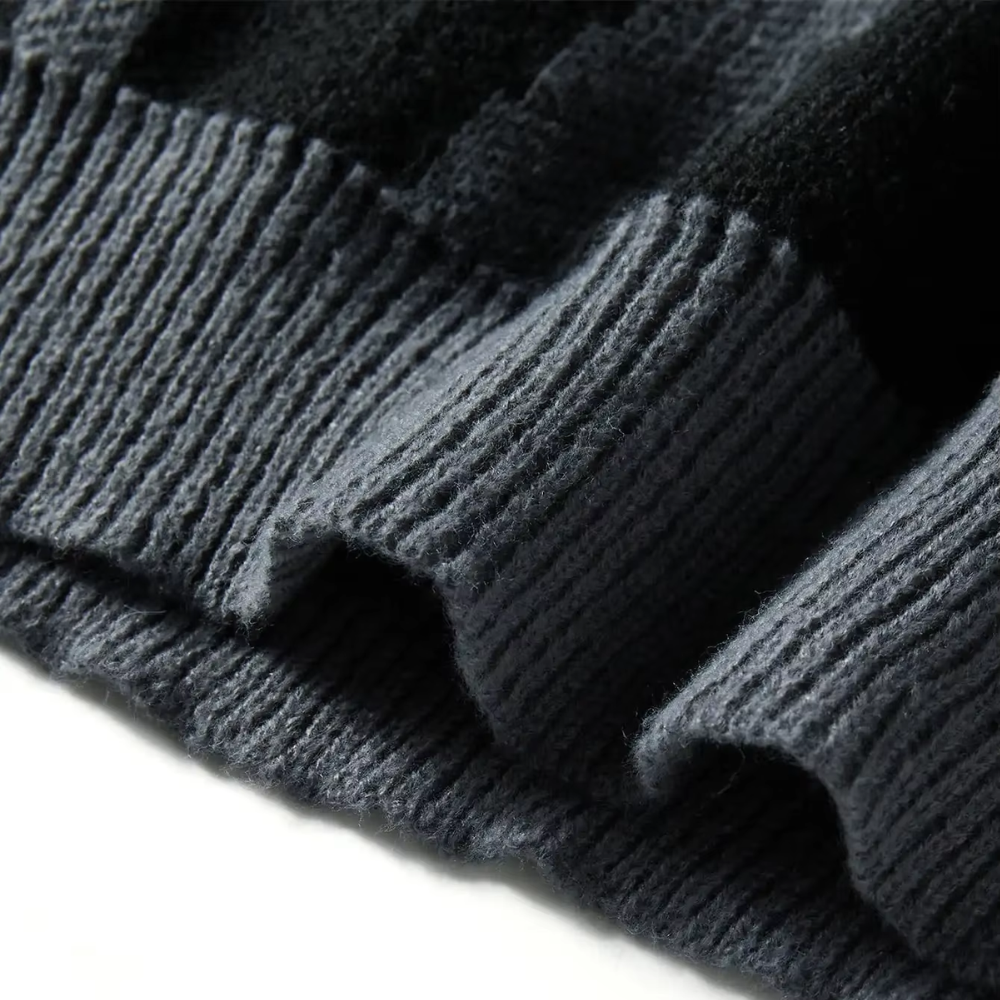 Calder Round Neck Knitted Pullover Sweater