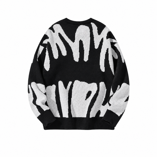 Calder Round Neck Knitted Pullover Sweater
