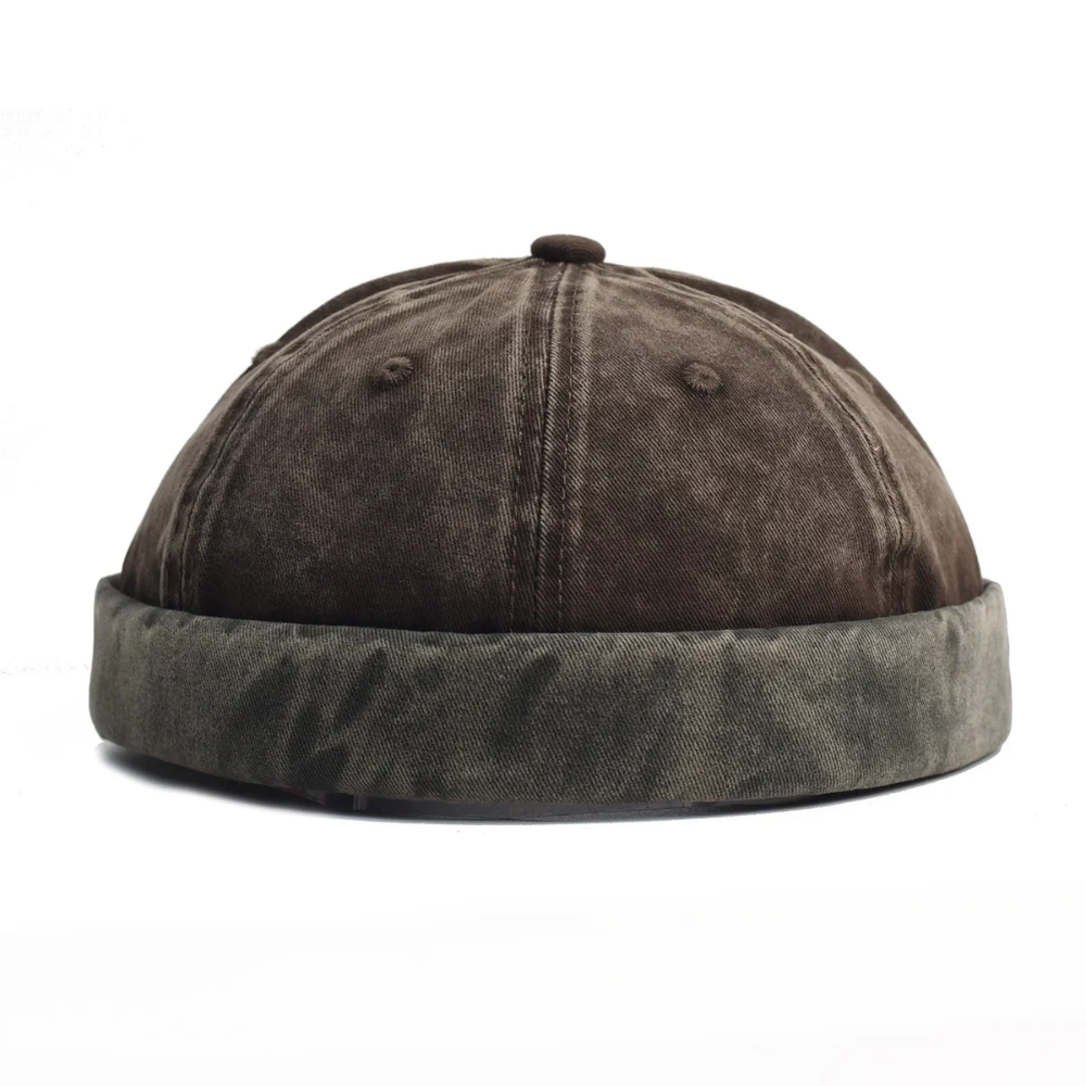 Caldwell Washed Cotton Brimless Docker Cap