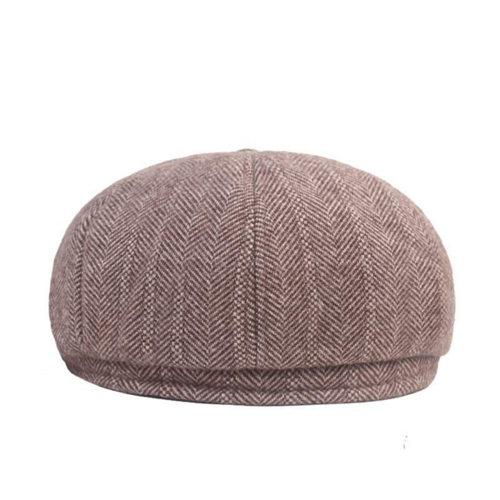 Canterbury Herringbone Earflap Newsboy Cap