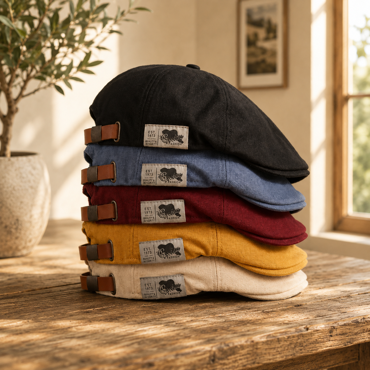 Summer Cotton Flat Cap