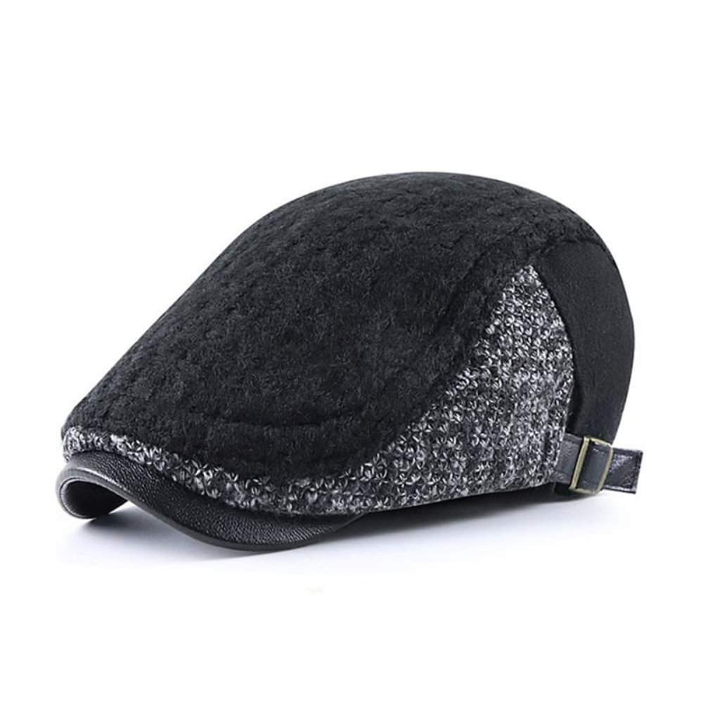 Chesterfield Winter Patchwork Cotton Flat Cap