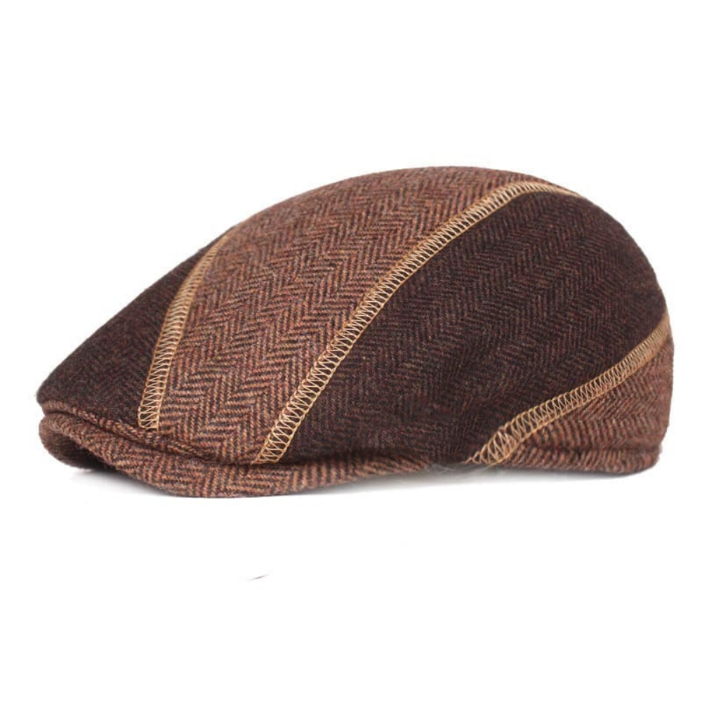 Dalton Wool Earflap Flat Cap