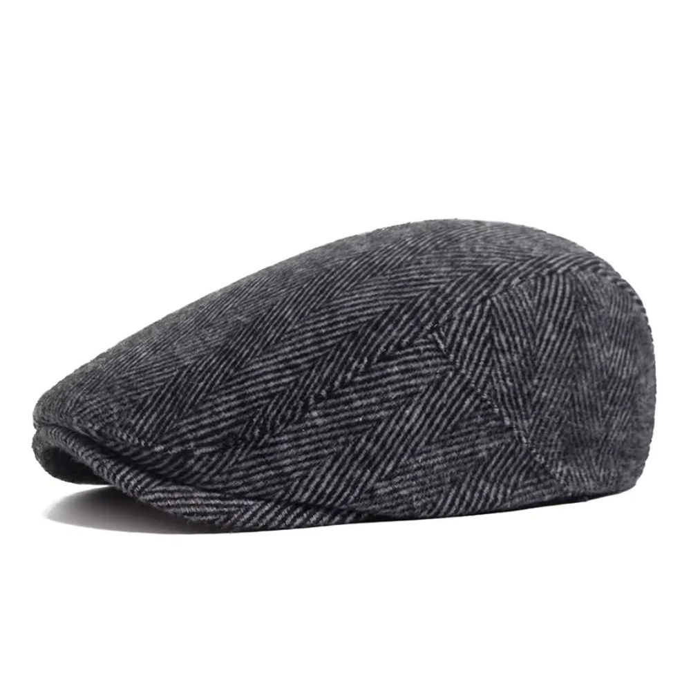 Hampton Herringbone Wool Cap