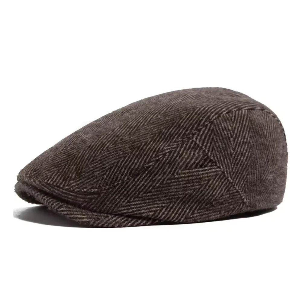 Hampton Herringbone Wool Cap