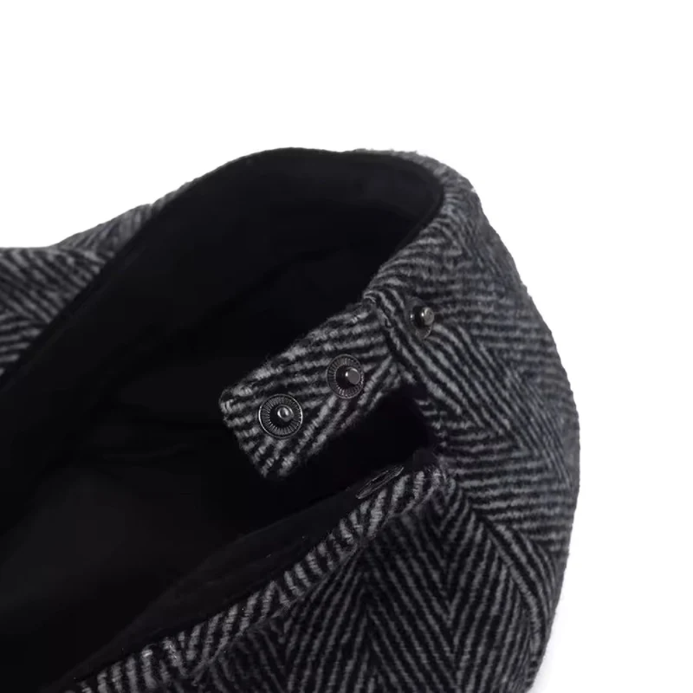 Hampton Herringbone Wool Cap