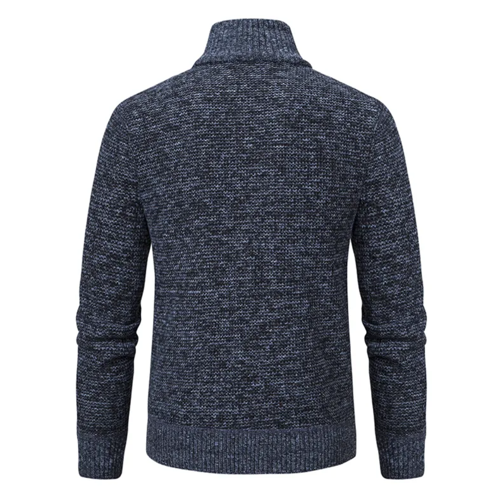 Luxurious Knit Men's Cardigan Jacket