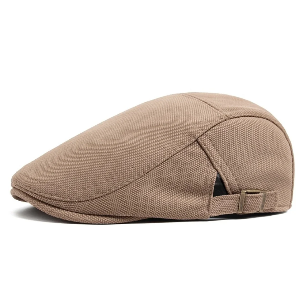 Hartley Textured Adjustable Flat Cap