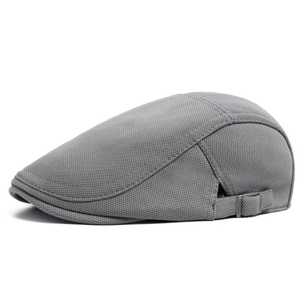 Hartley Textured Adjustable Flat Cap