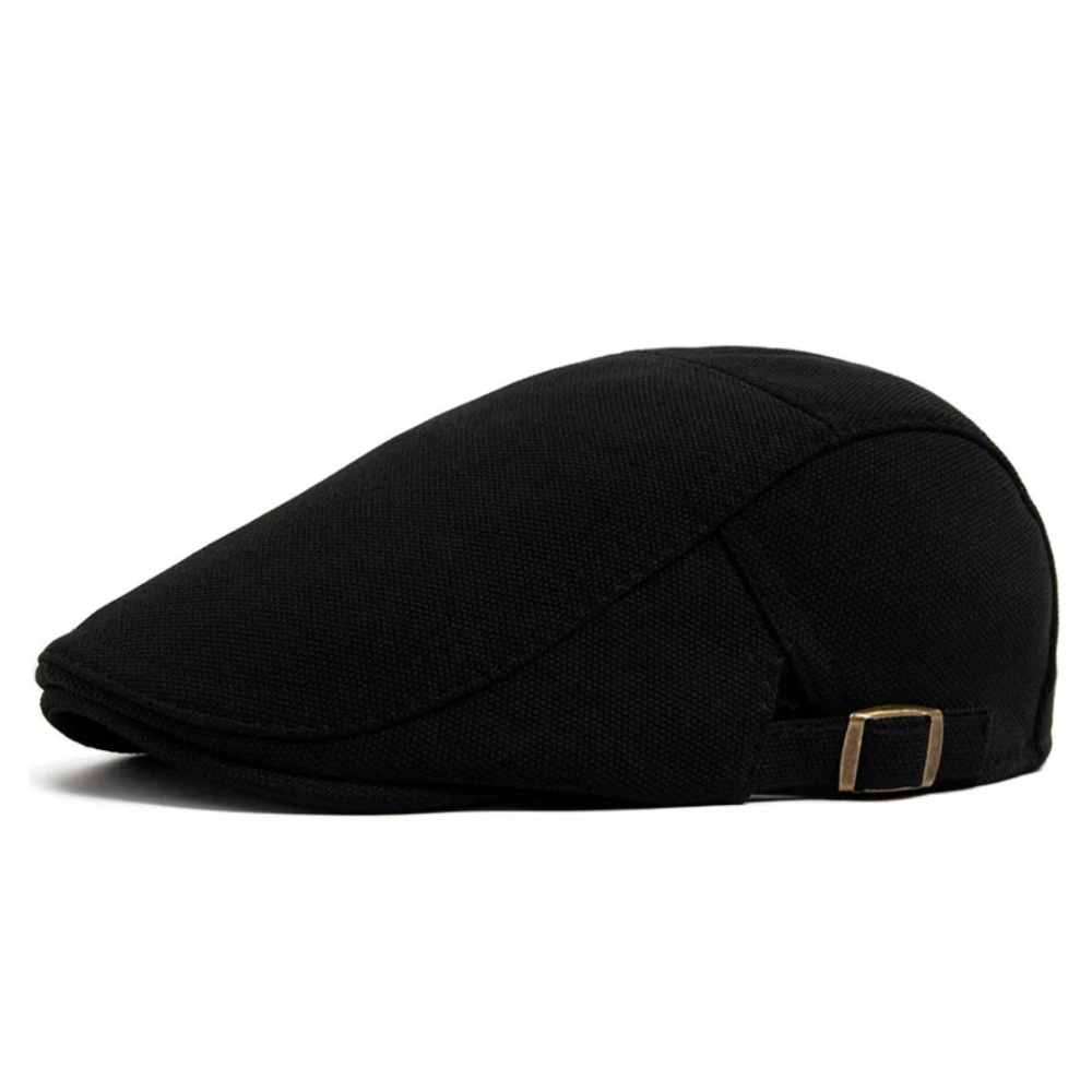 Hartley Textured Adjustable Flat Cap