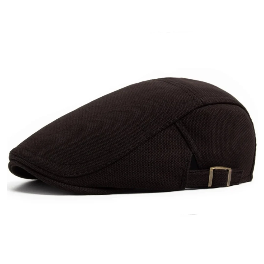 Hartley Textured Adjustable Flat Cap