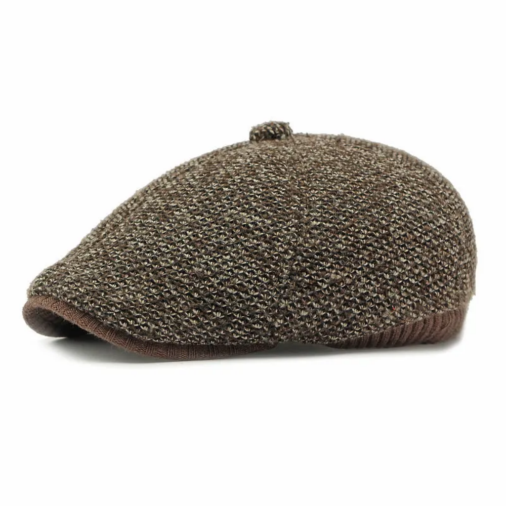 Henderson Flecked Earflap Flat Cap
