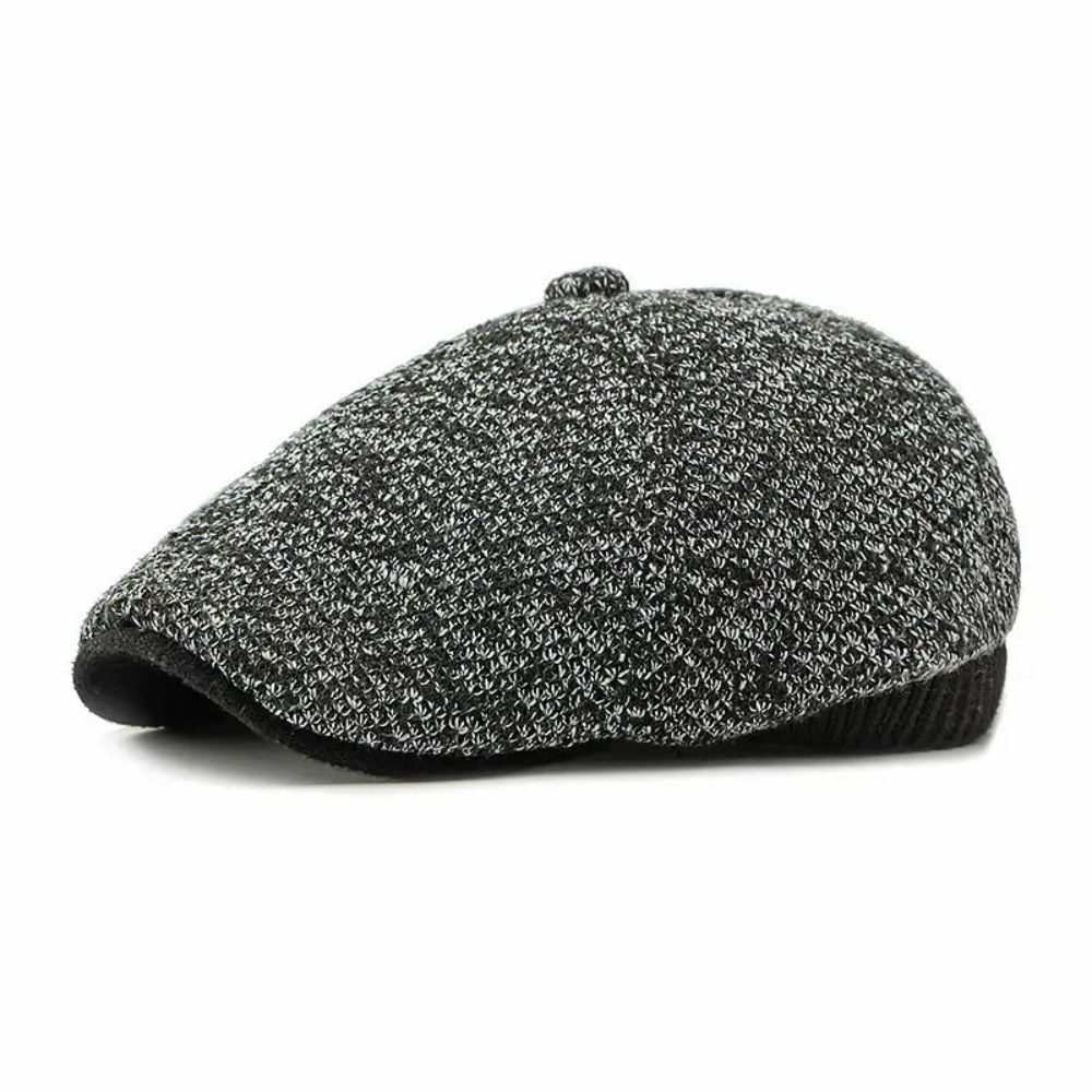 Henderson Flecked Earflap Flat Cap