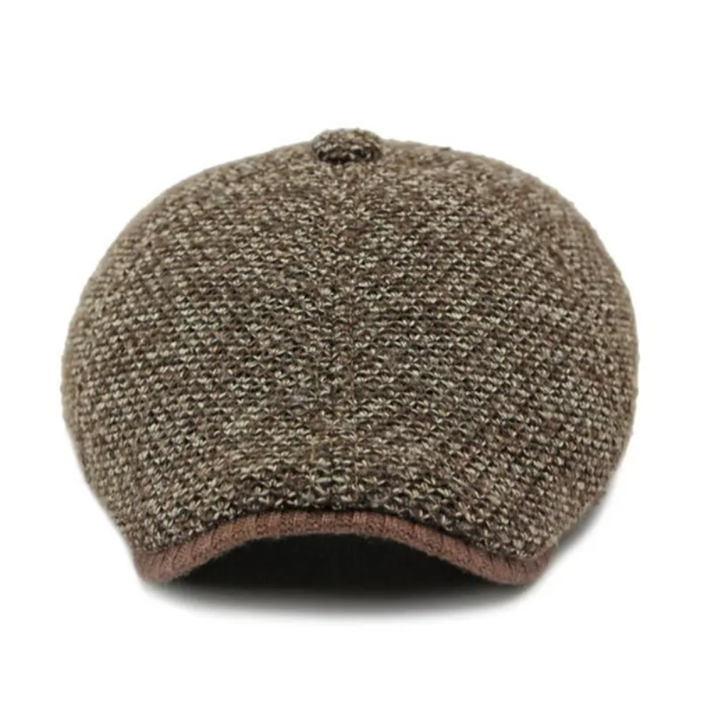 Henderson Flecked Earflap Flat Cap