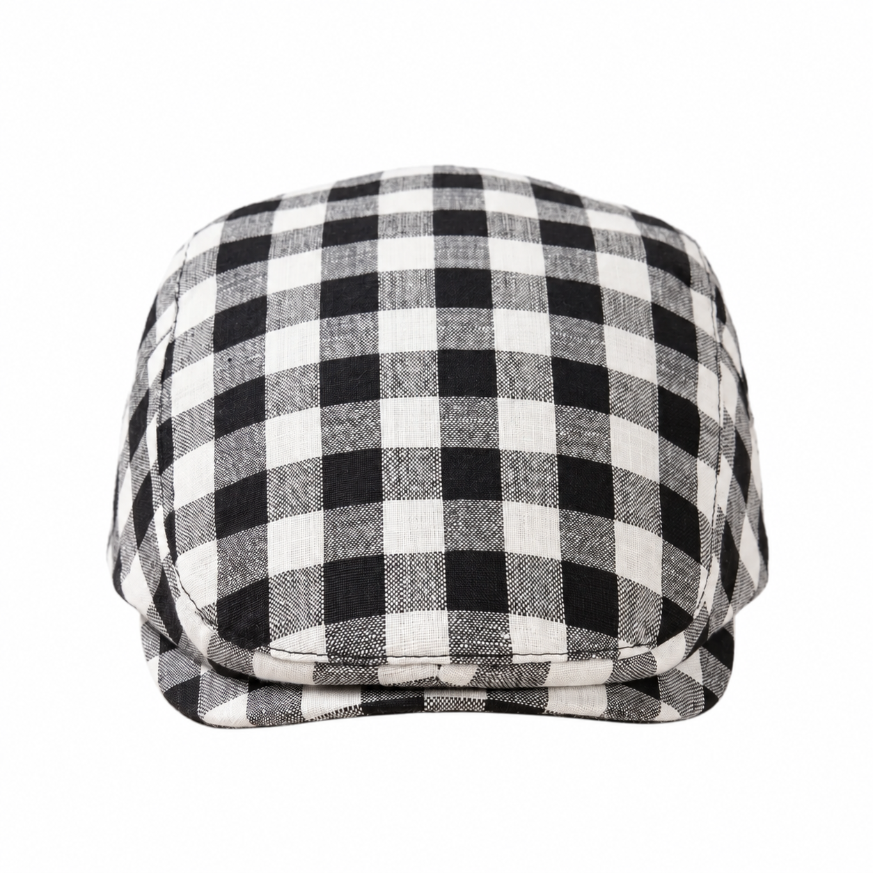 Henley Gingham Flat Cap