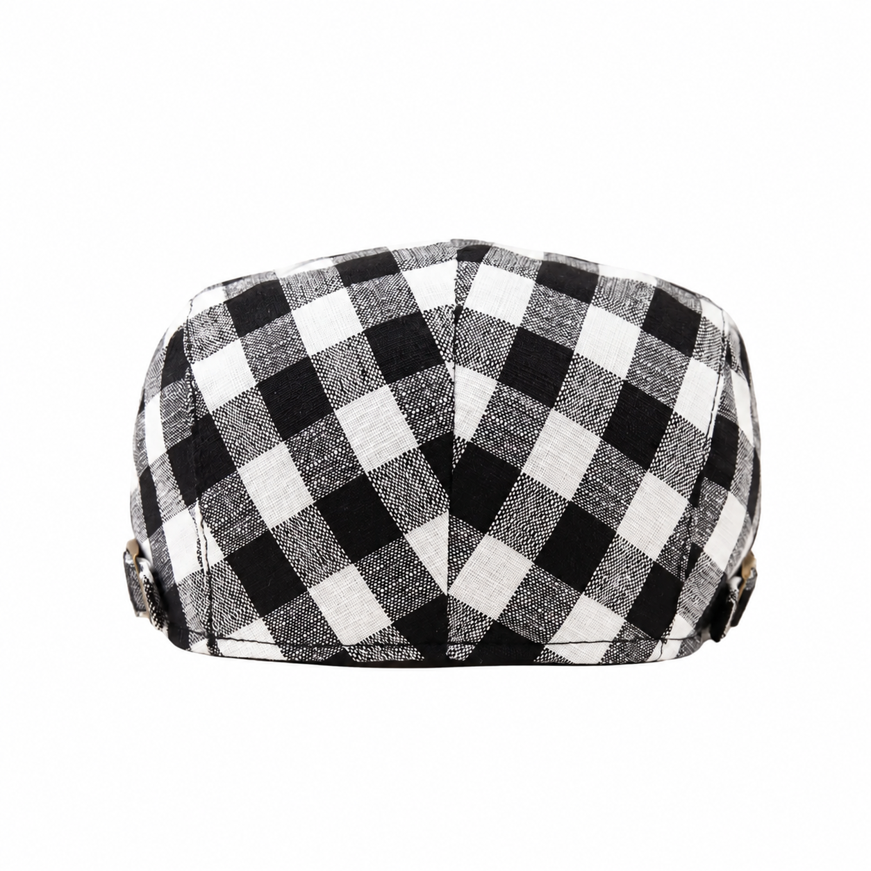 Henley Gingham Flat Cap