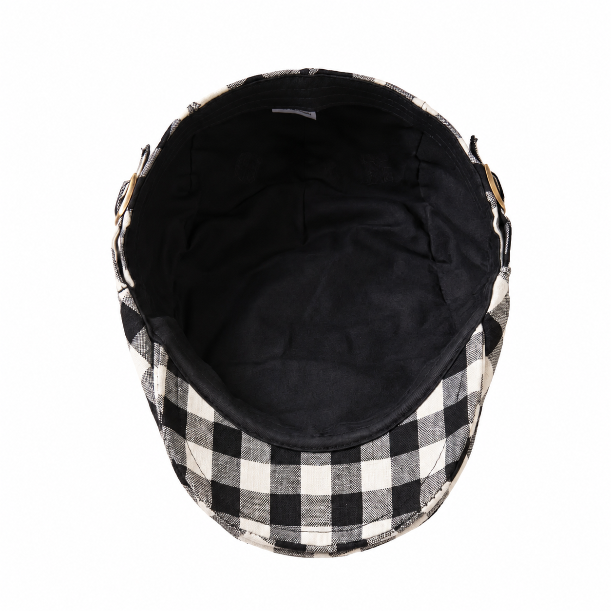 Henley Gingham Flat Cap