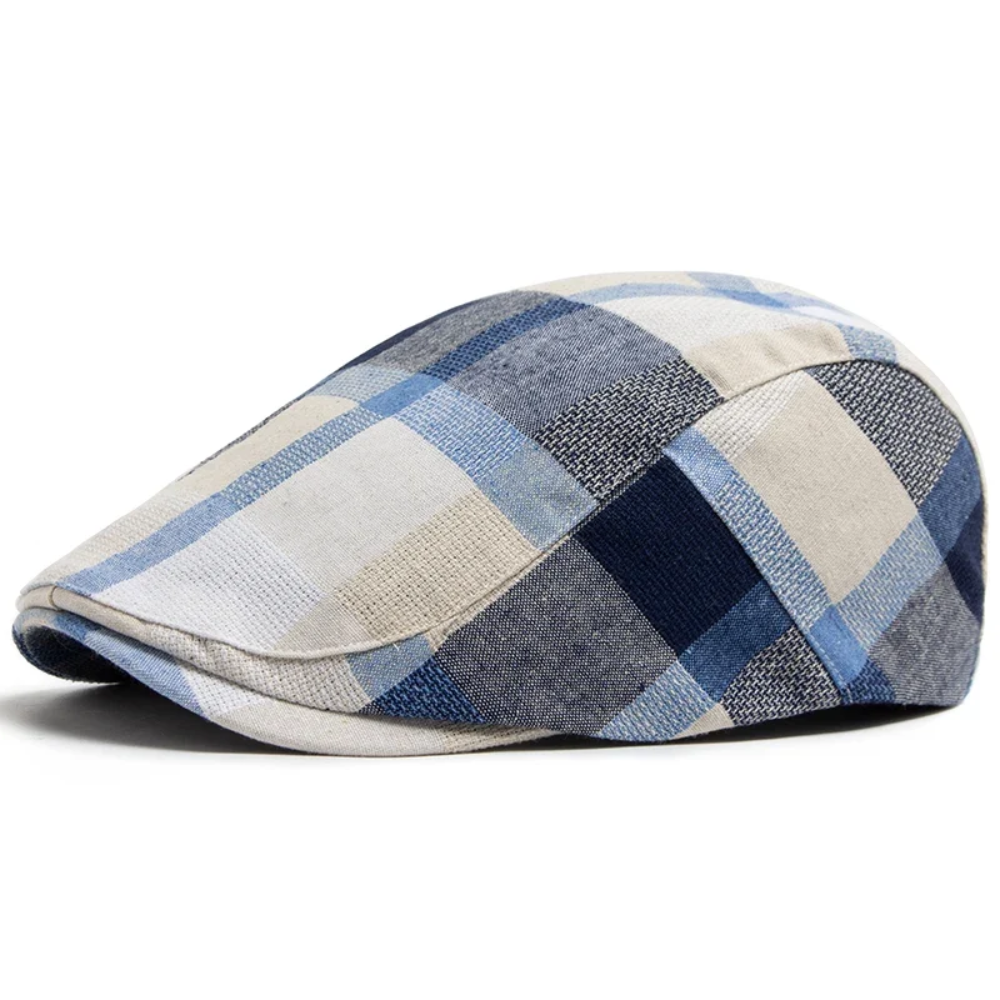 Highland Tartan Flat Cap