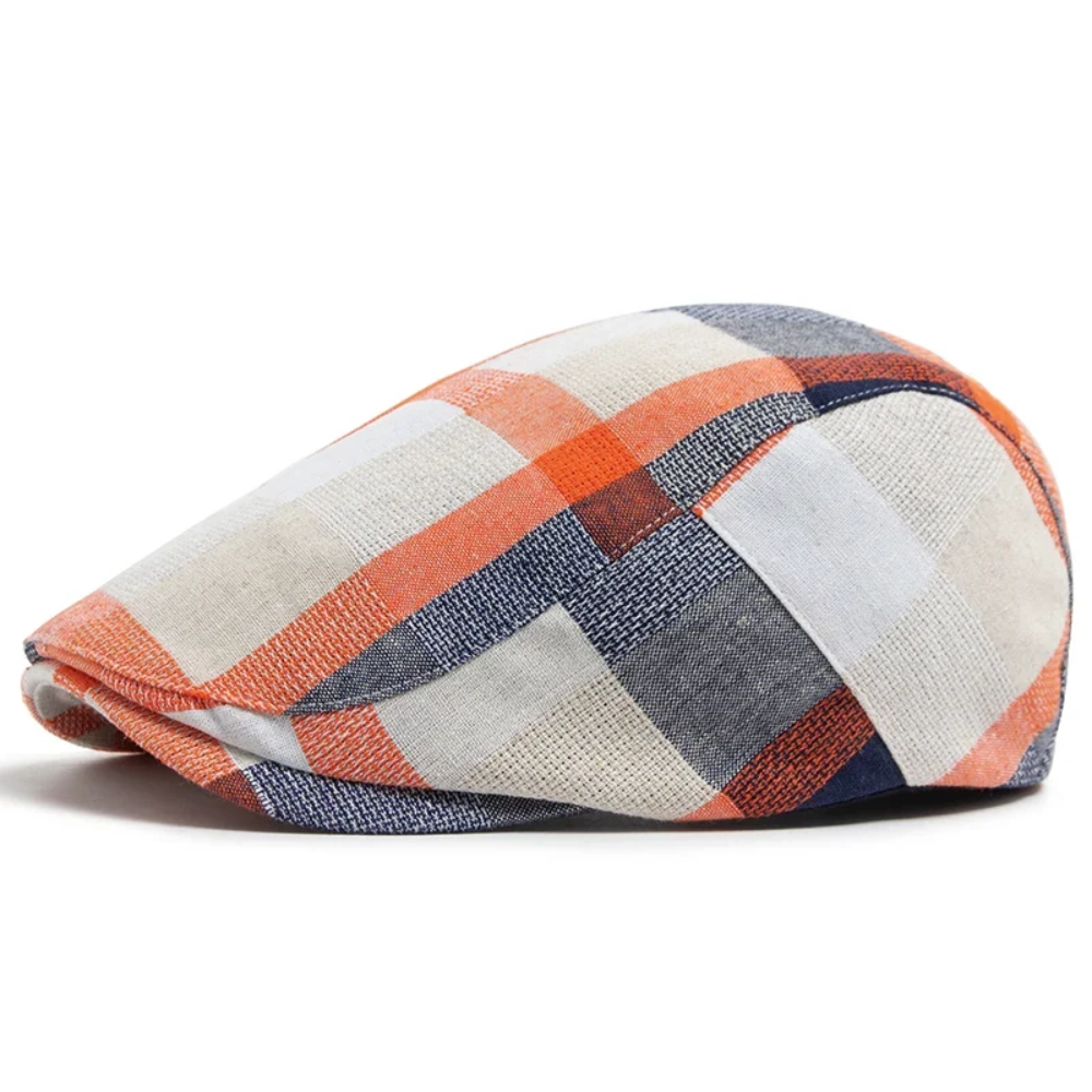 Highland Tartan Flat Cap
