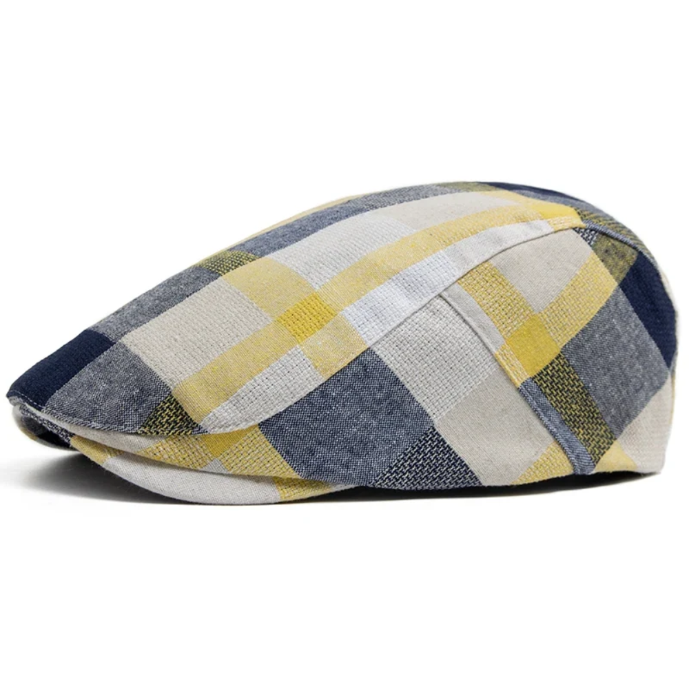 Highland Tartan Flat Cap