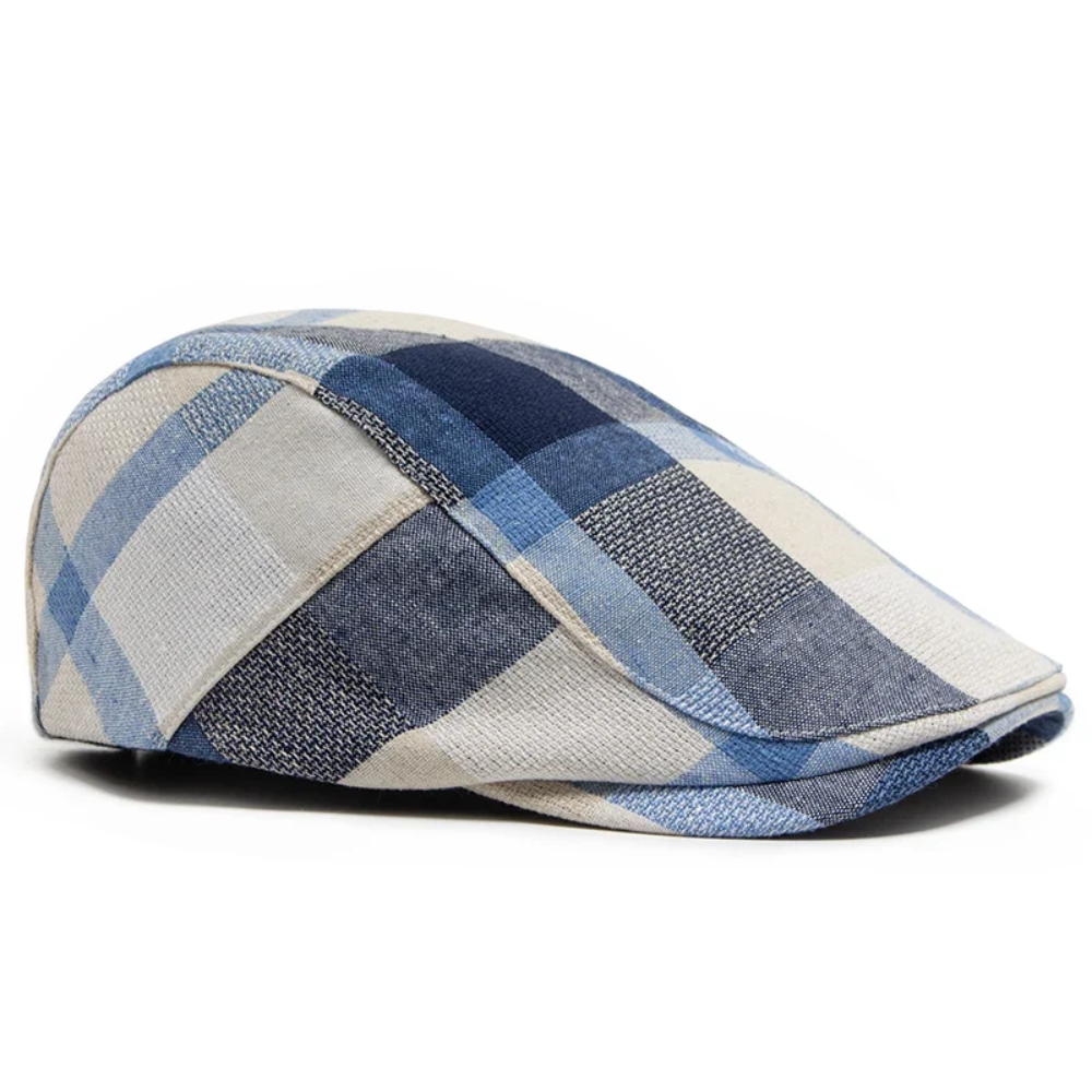 Highland Tartan Flat Cap