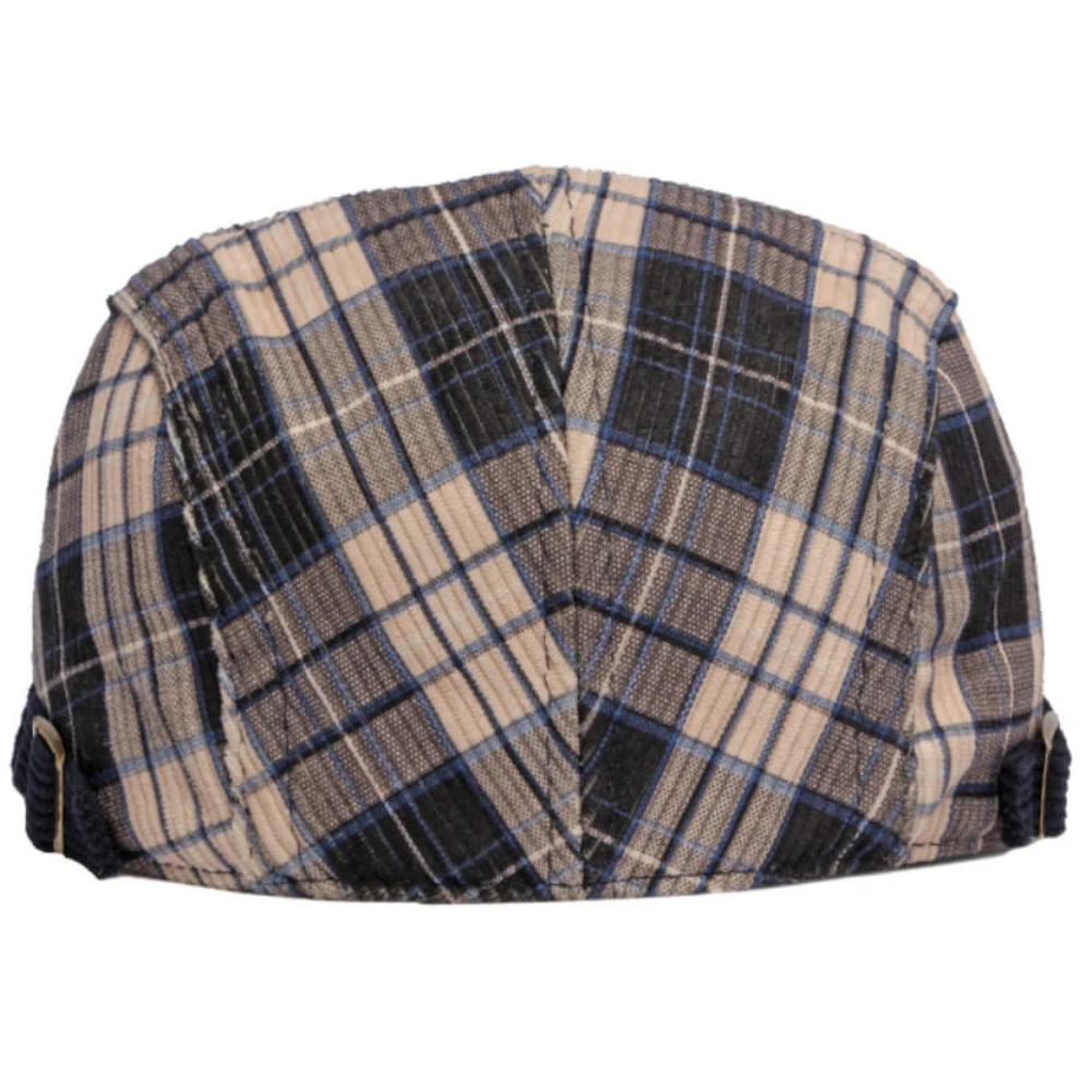 Kirkland Tartan Corduroy Flat Cap