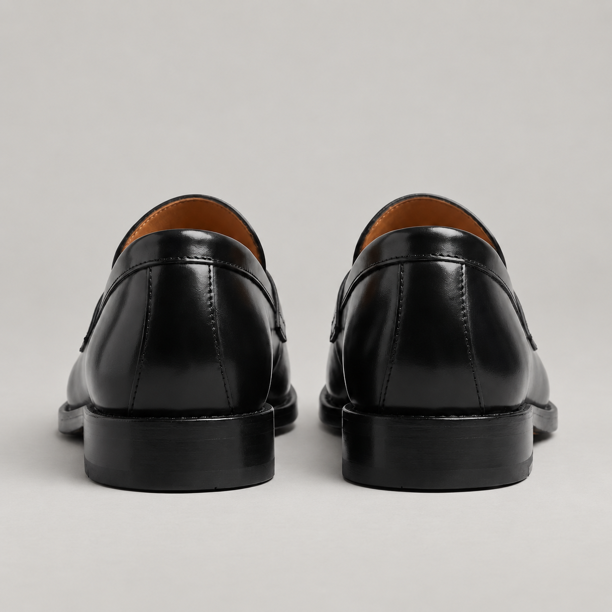 Men's Classic Leather-Look Penny Loafers