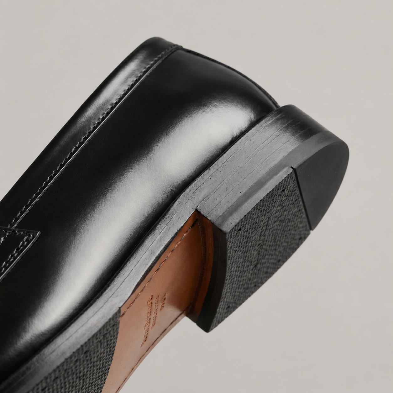 Men's Classic Leather-Look Penny Loafers