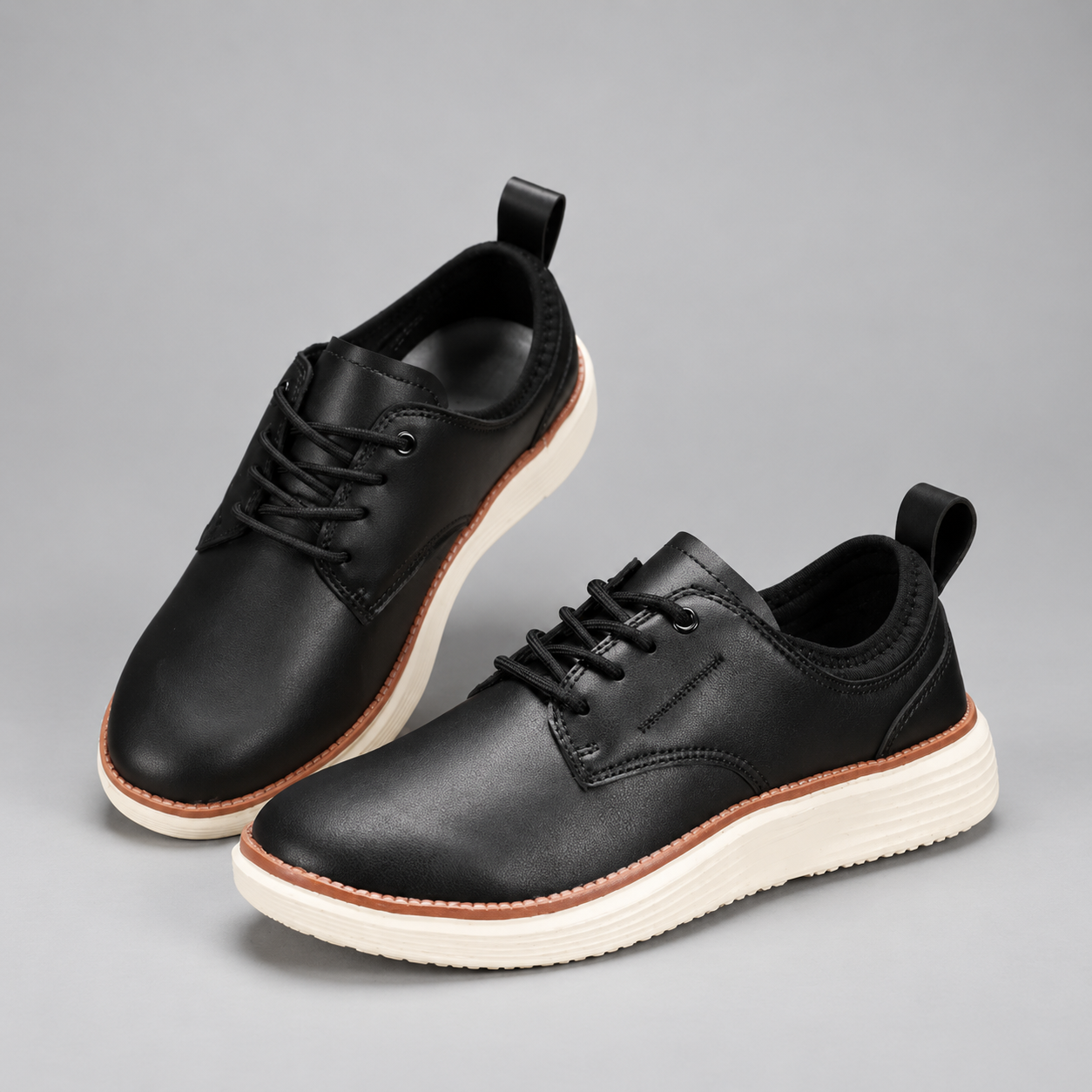 Men's Lace-Up Leather Shoes for Everyday & Smart Casual Wear