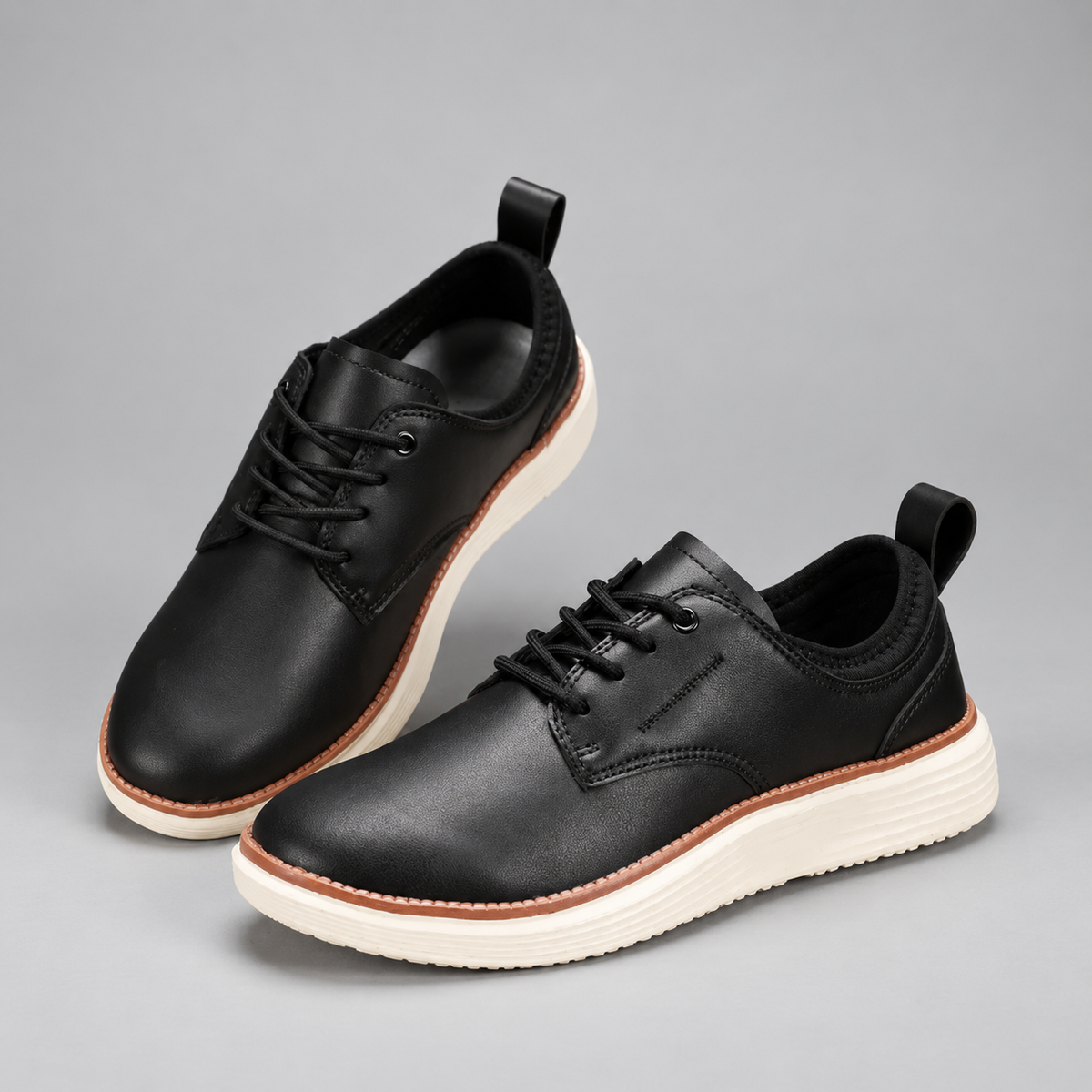 Men's Lace-Up Leather Shoes for Everyday & Smart Casual Wear