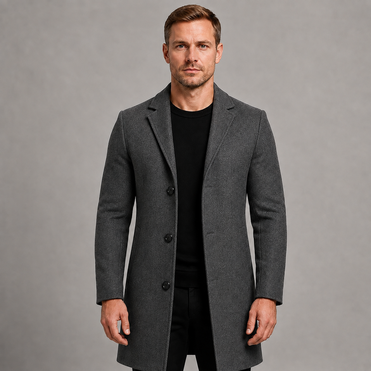 Men’s Long Tailored Outercoat