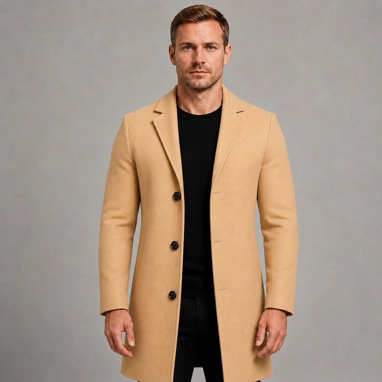 Men’s Long Tailored Outercoat