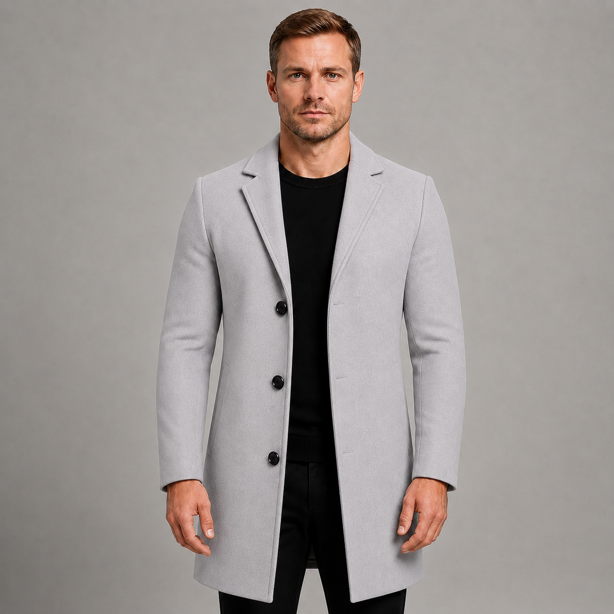 Men’s Long Tailored Outercoat