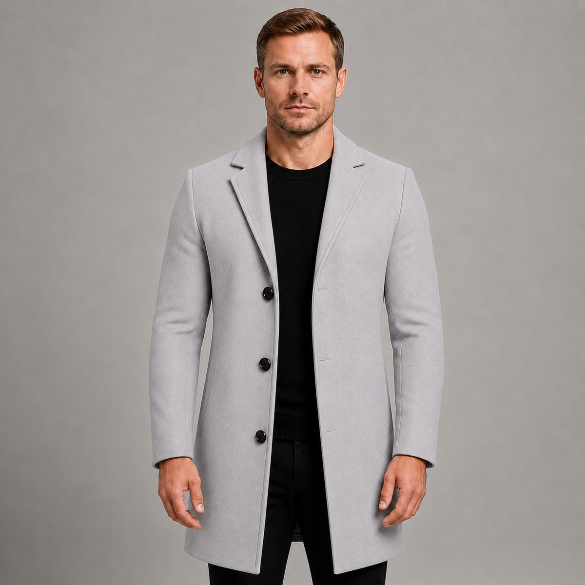 Men’s Long Tailored Outercoat