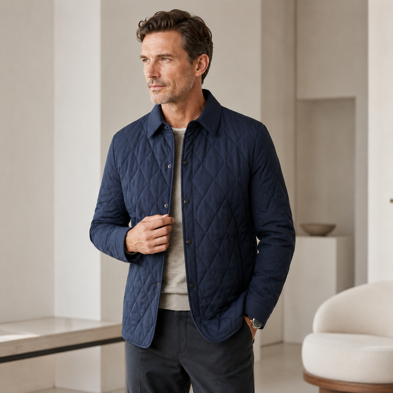 Men's Quilted Jacket