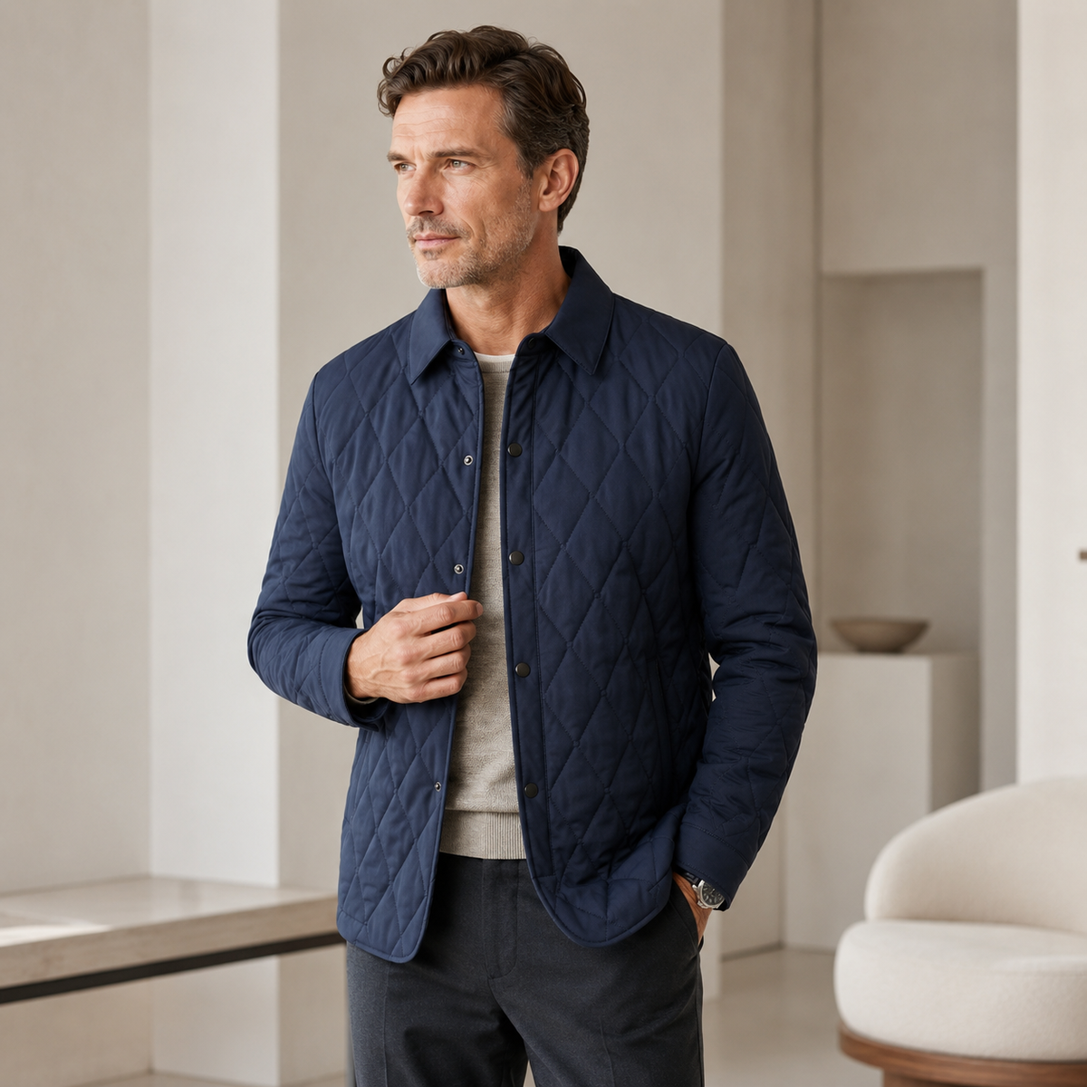 Men's Quilted Jacket