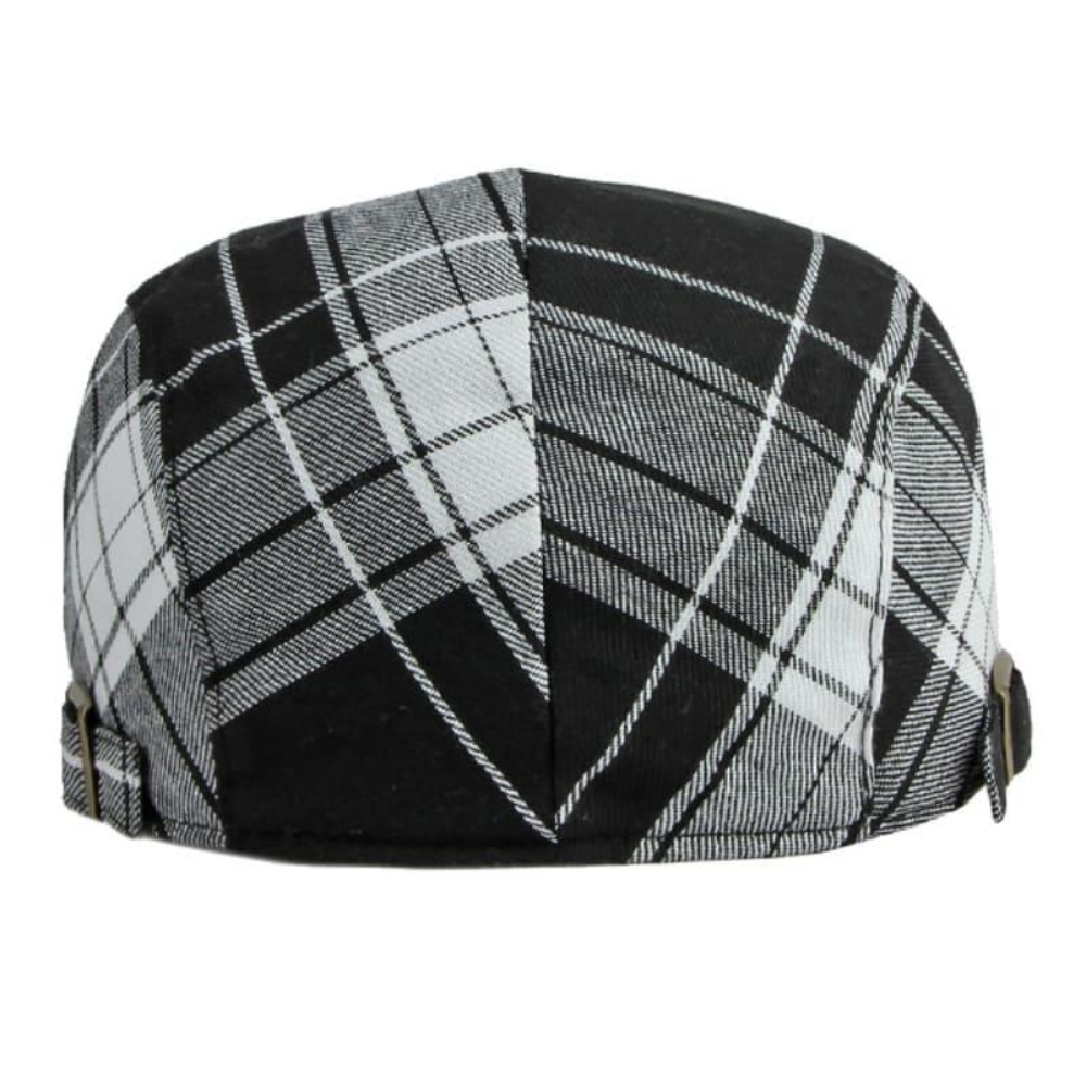 Pembroke Tartan Cotton Flat Cap