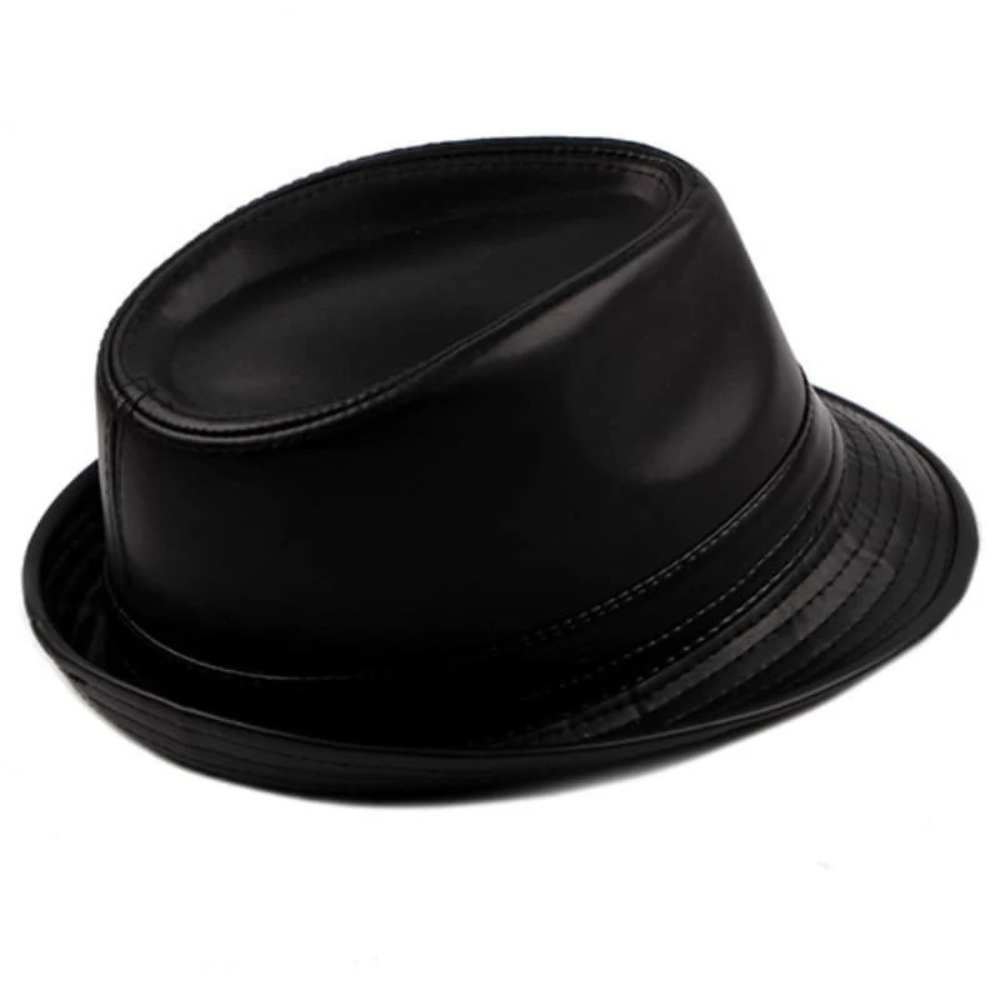 Preston Leather Trilby Hat