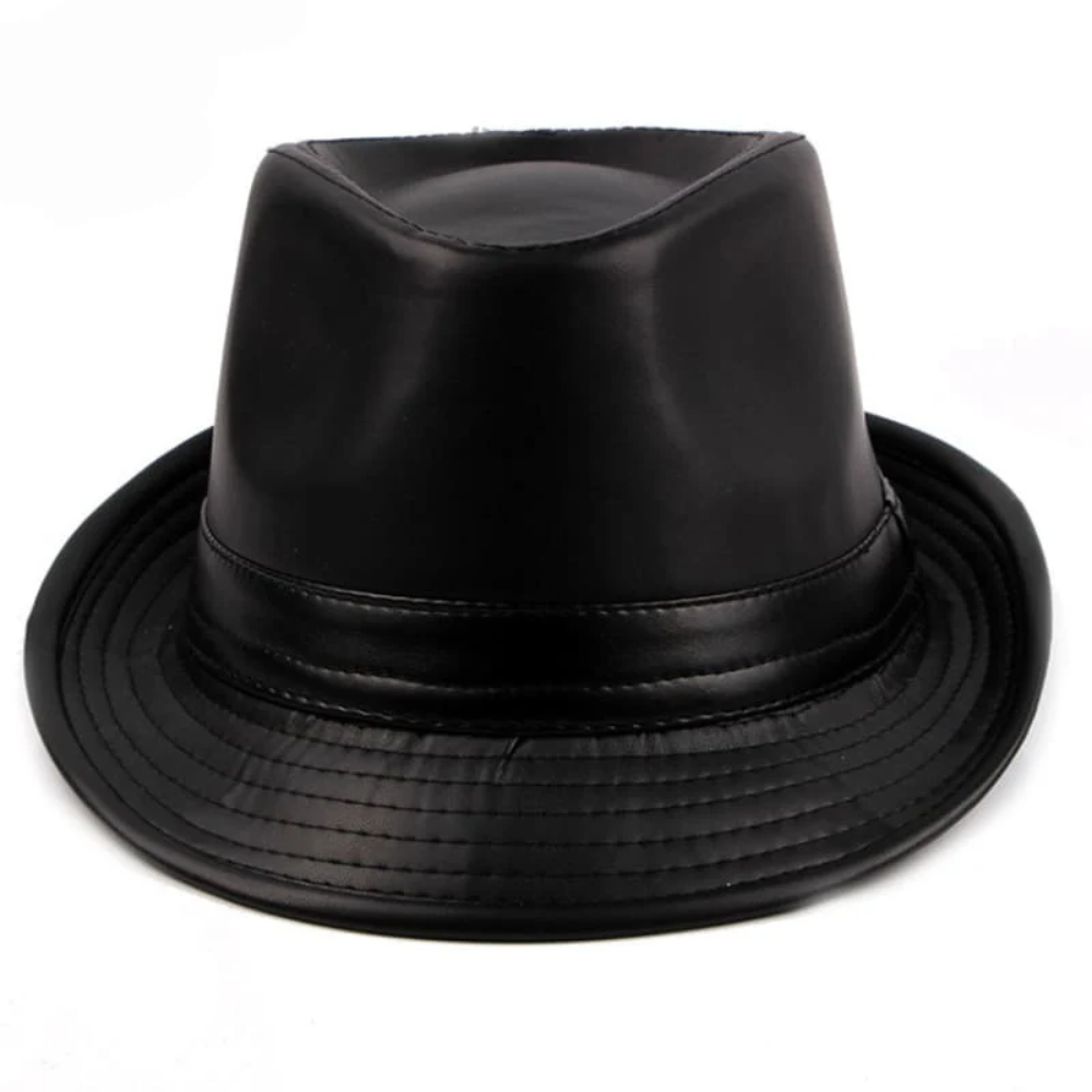 Preston Leather Trilby Hat