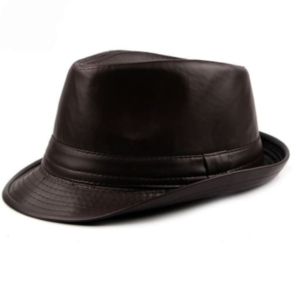 Preston Leather Trilby Hat