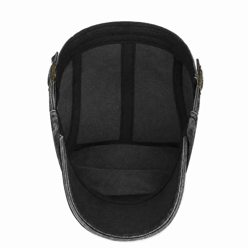 Rivington Washed Cotton Flat Cap