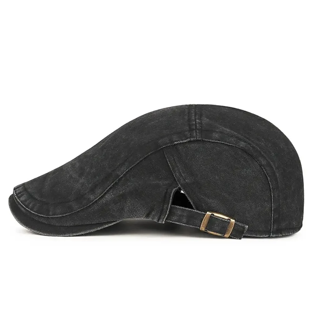 Rivington Washed Cotton Flat Cap