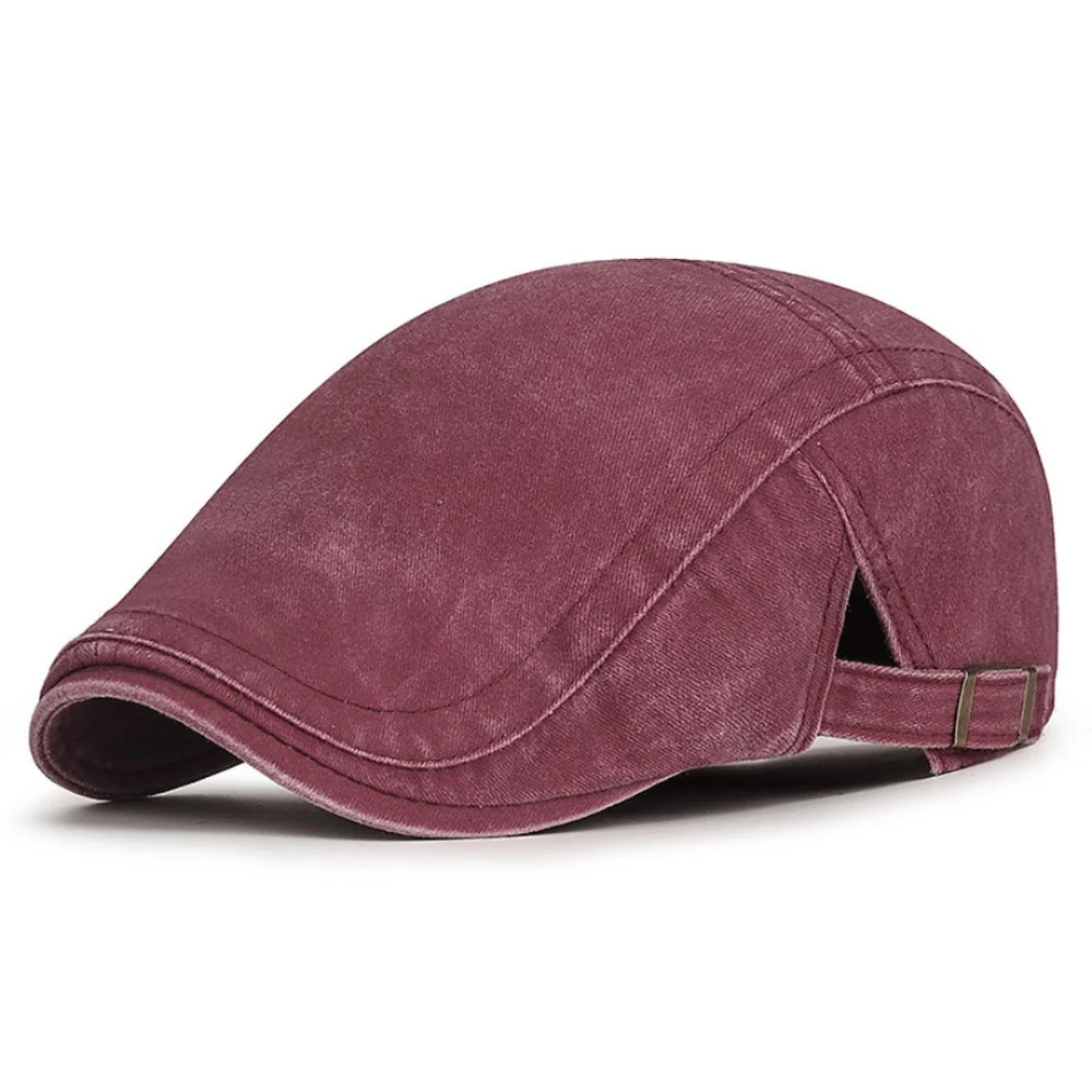 Rivington Washed Cotton Flat Cap