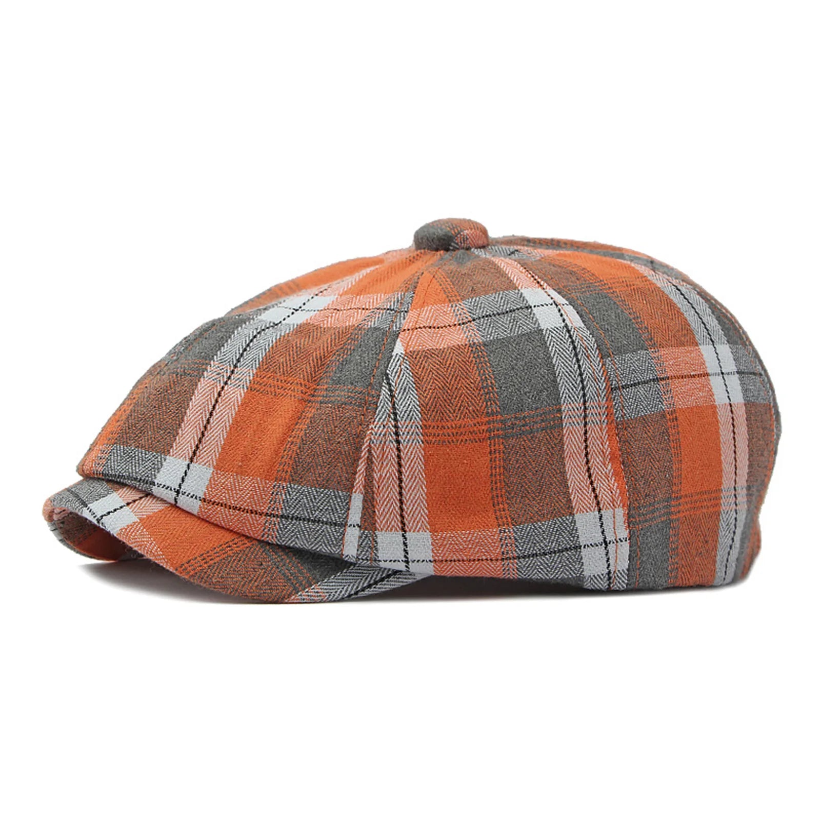 York Plaid Newsboy Cap