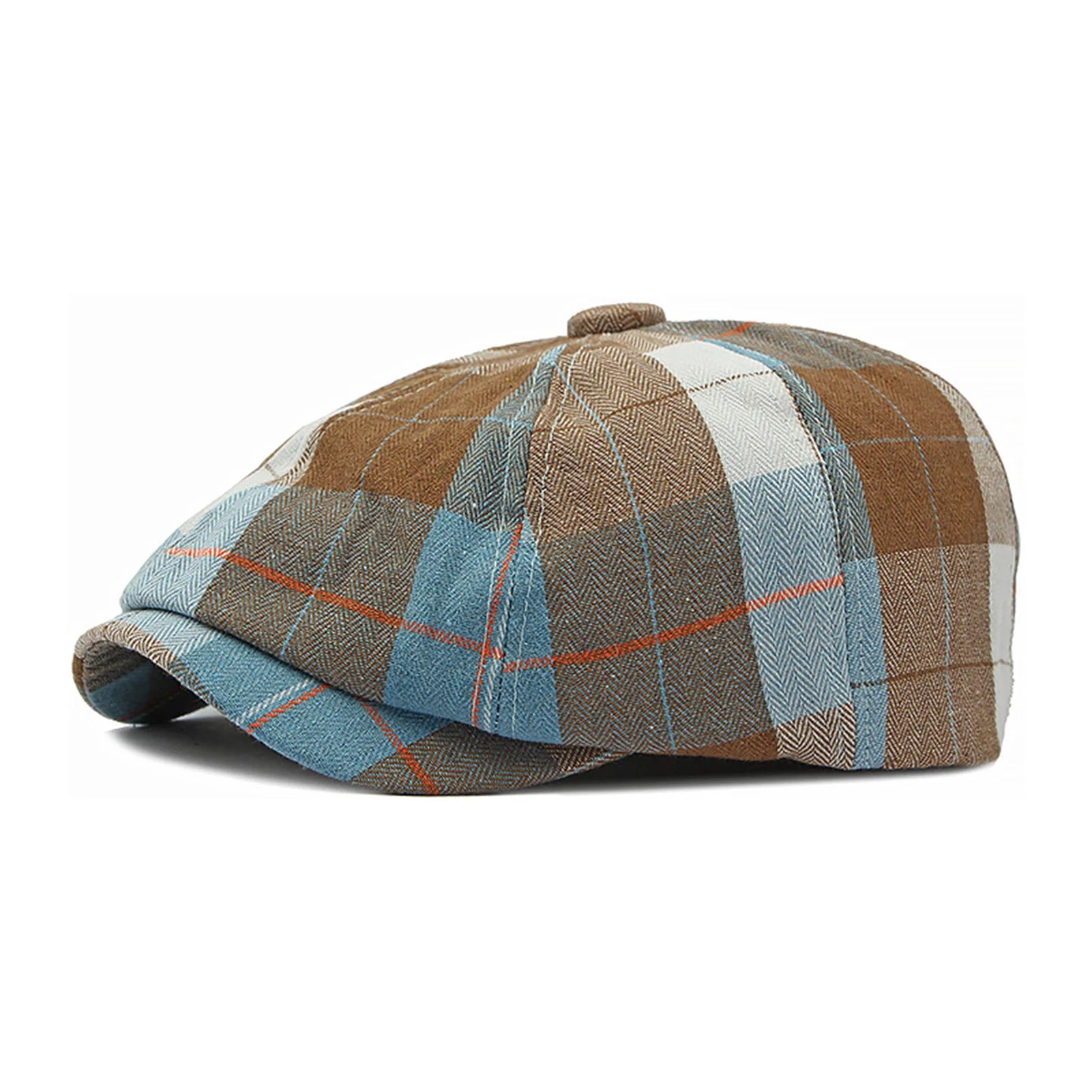 York Plaid Newsboy Cap